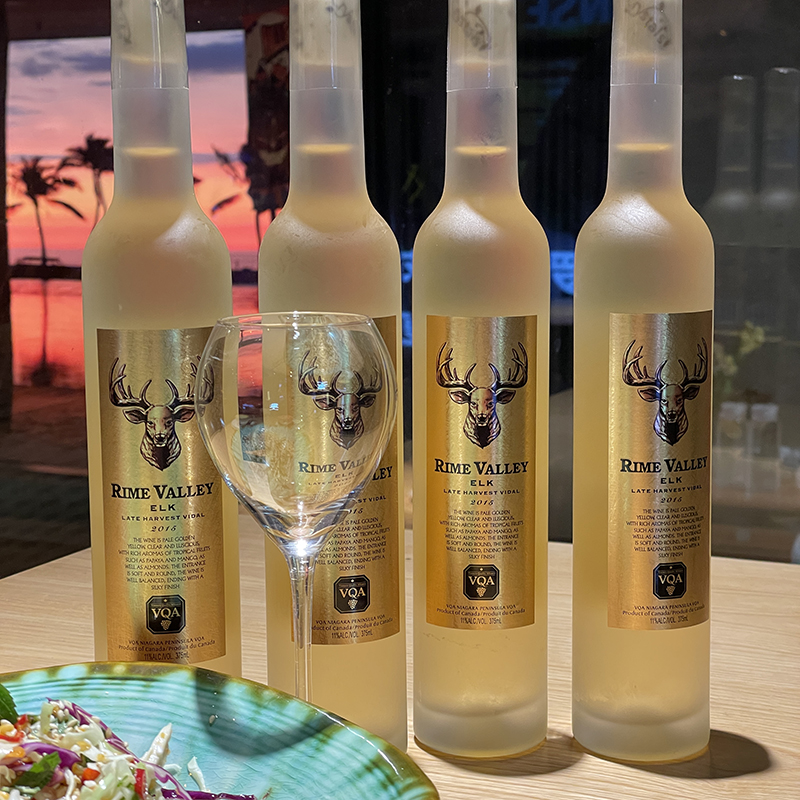 【雾凇冰谷·麋鹿晚收冰白/红葡萄酒】加拿大原瓶进口（下单72小时内发货！）