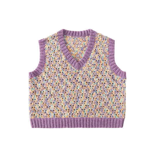 苏苏姐家简晨混线背心手工diy钩针自制上衣编织毛线团材料包 商品图4