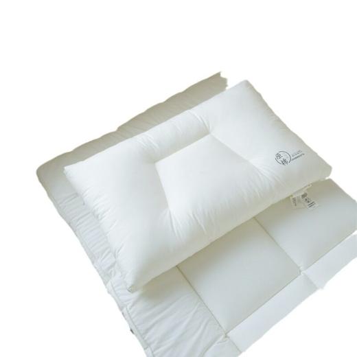 日式无印原棉烫画分区枕芯纯色枕头良品学生儿童成人全棉枕芯柔软 商品图4