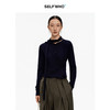 SELFWHO100%绵羊毛围巾领毛衣女2026春新款宽松正肩保暖针织上衣 商品缩略图0