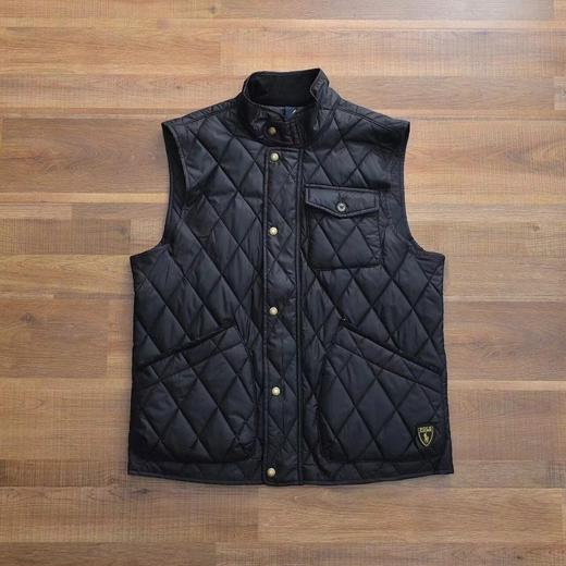 F030639轻面料秋冬男士Beaton美式复古巴恩风菱格绗棉夹克马甲 商品图1