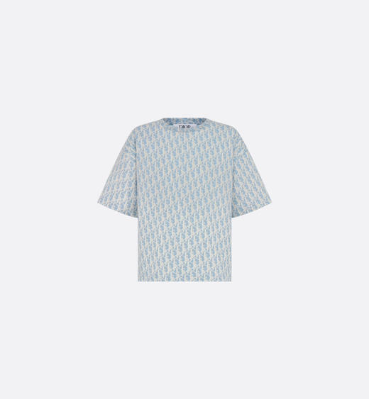 【预售】DR-K （童装）满印老花浅蓝T恤 商品图0