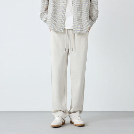 墨麦客男装高智通勤休闲裤男2026春季新款直筒宽松男士裤子91557. 商品图2