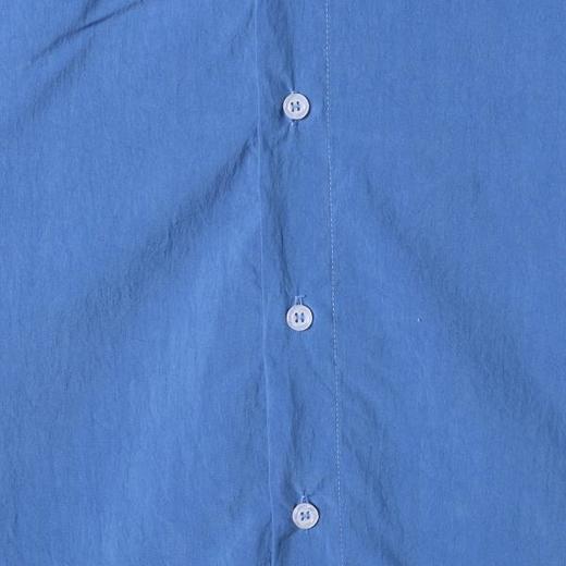 SDSA男士春夏新款痞帅男装时尚简约纯色长袖衬衫百搭舒适休闲衬衣 商品图2