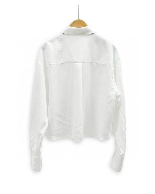 EP雅莹/镂空绣花亚麻上衣。白色。蓝色自己备注号码颜色。 商品图4