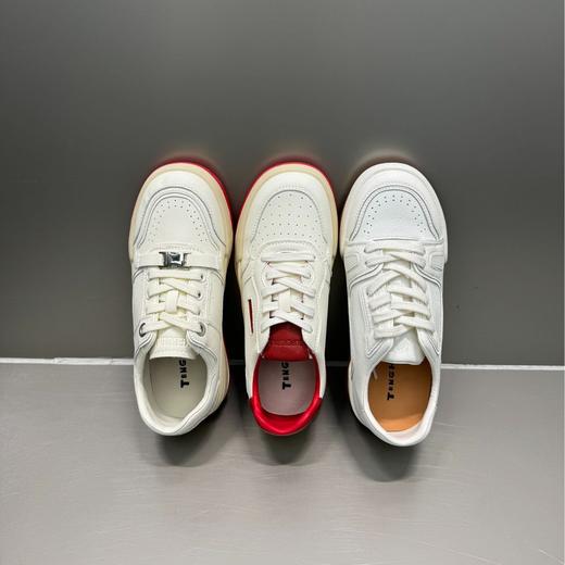 真皮厚底小白鞋女款！2026春季新款巨好看百搭透气休闲运动舒适板鞋！ 商品图1