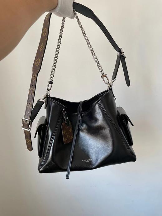 F030635黑色机车包大容量腋下单肩carryall黑武士包 商品图1