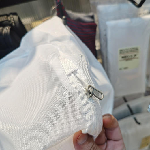 日式无印洗衣网袋良品洗衣隔离袋子专柜同步简约白色洗衣袋 商品图2