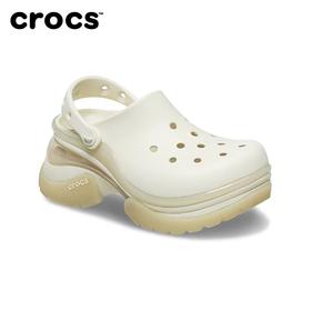 白鹿同款Crocs卡骆驰小海豚复古洞洞鞋女厚底凉鞋|212811