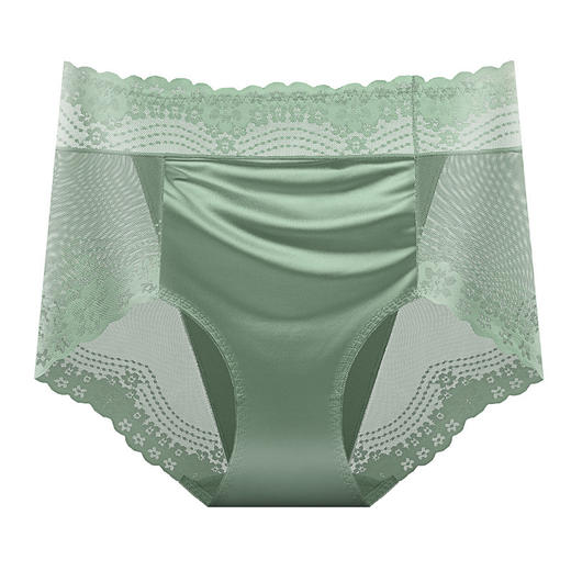 【舒适又时尚❗️云感蕾丝内裤】柔滑面料贴合身形，自在无痕不尴尬，弹性腰头与裤身，不松垮不勒肉，舒适蕾丝石墨烯抑jun档少女士三角内裤L 商品图5