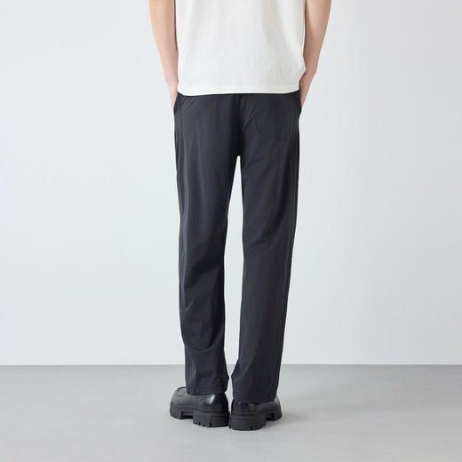 墨麦客男装高智通勤男士休闲裤2026春新款直筒松紧腰裤子男91566. 商品图4