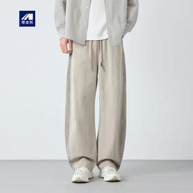 墨麦客男装美式休闲天丝棉男士裤子2026春款松紧腰休闲裤男91555.