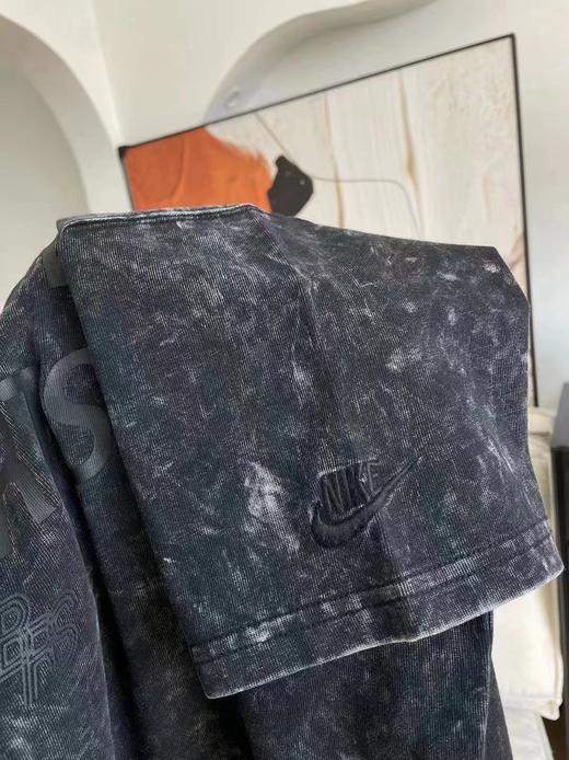 F0306109夏季新款圆领百搭复古做旧水洗印花短袖T恤 商品图8