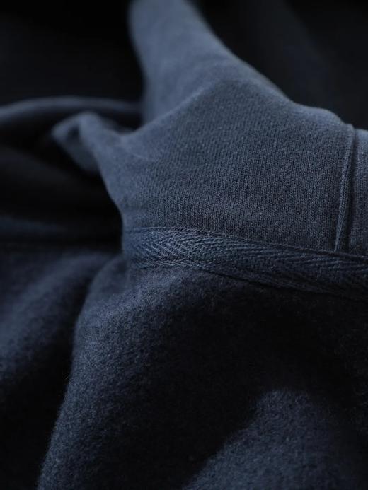 F030603高克重棉质混纺内里科技擦毛设计拉链开衫外套纯色抓绒琐温保暖长袖连帽卫衣 商品图14