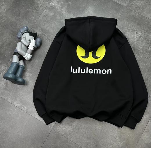 F0306113新款重磅加绒加厚圆领卫衣男女同款保暖卫衣 商品图3