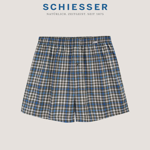 [斜纹梭织100%棉]   舒雅男士BOXER  100%棉梭织 40*40/90*80 (斜纹) 39/26763X 商品图2