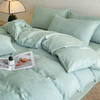 【特价】日式无印全棉四件套60S提花贡缎床品件套良品纯色4件套 商品缩略图1