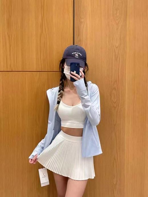 F030666冰感透气户外运动半身裙女带内衬防走光网球裙瑜伽健身短裙 商品图11