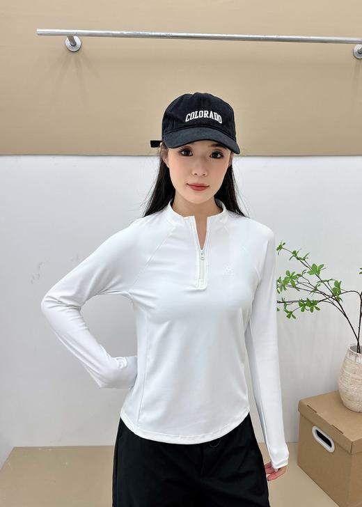 点此购买 凯乐石春秋季女士半拉链轻量透气户外运动登山徒步长袖打底衫 qk 341413 商品图11