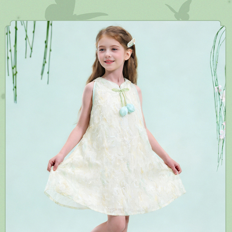 笛莎/Deesha 【观山见】2026年夏季新款女童连衣裙