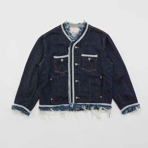 Meagratia 蕾丝带牛仔外套 商品图0