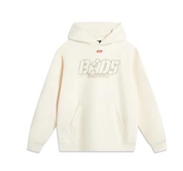 李宁反伍BADFIVE男子加绒保暖宽松套头连帽卫衣AWDV877-1 商品图0