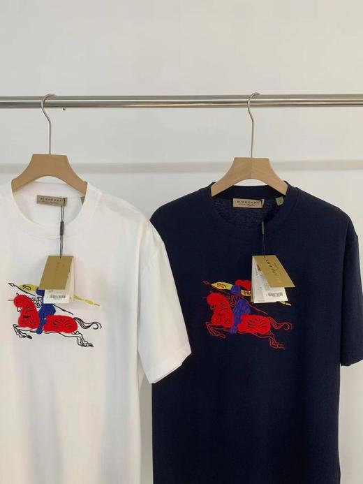 F030660早春新禧贺岁系列战马骑士刺绣T恤短袖 商品图2