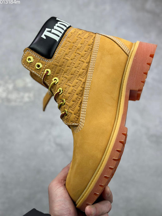 春季特惠💰500 Timberland 添柏岚/天伯伦 大黄靴 PREMIUM 系列 6Inch 典满印 logo 户外靴 简约舒适 中筒 马丁靴 男款 商品图6