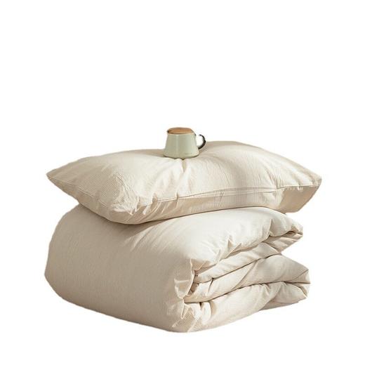 纯棉无印西川细条纹四件套良品条纹水洗棉四件套密细条全棉民宿新 商品图4