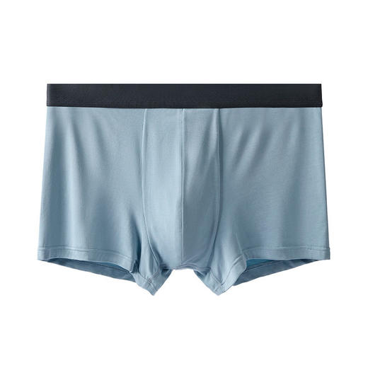 日式无印西川男士撞色莫代尔内裤良品纯色夏季莫代尔平角内裤裤头 商品图4