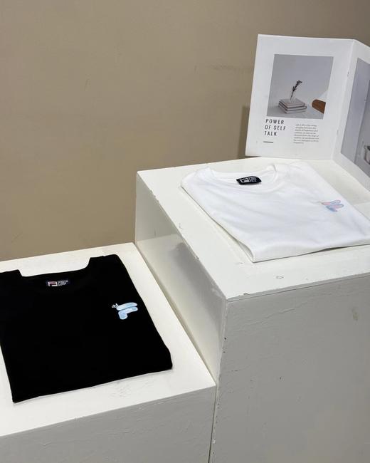 F0306122情侣短袖2026夏新款休闲日常通勤百搭纯棉涂鸦T恤 商品图5