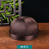咖啡色男寿帽瓜皮帽地主老人寿终衣服配件帽子 商品缩略图0