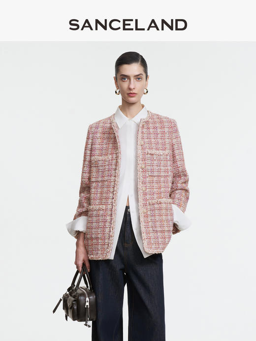 三石一澜小香风短外套 商品图2