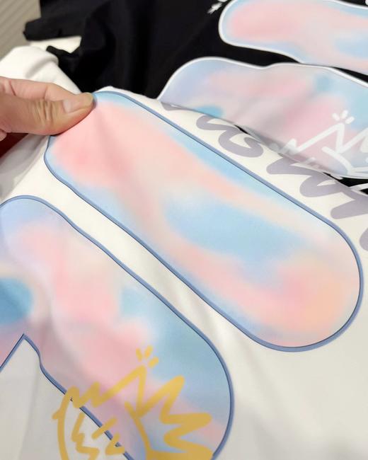 F0306122情侣短袖2026夏新款休闲日常通勤百搭纯棉涂鸦T恤 商品图11