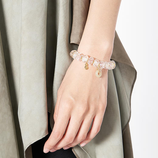 大英博物馆 东方梦境系列 樱梦福缘糖心琉璃手链 商品图3