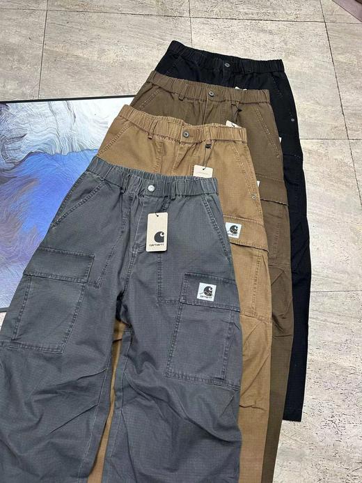 F0306116新款男士多口袋工装休闲长裤侧边大口袋机能工装裤 商品图3