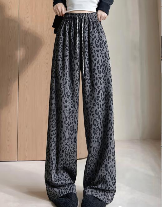 豹纹遛弯裤裤子-纪念日百货门店同款169151314 商品图0