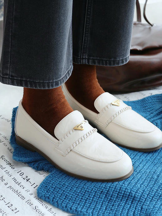 【部分尺码预售7-10天】【乐福鞋】 手抓牛皮面料+猪皮内里透气不闷汗  春天出门踏青穿它很出片 商品图4