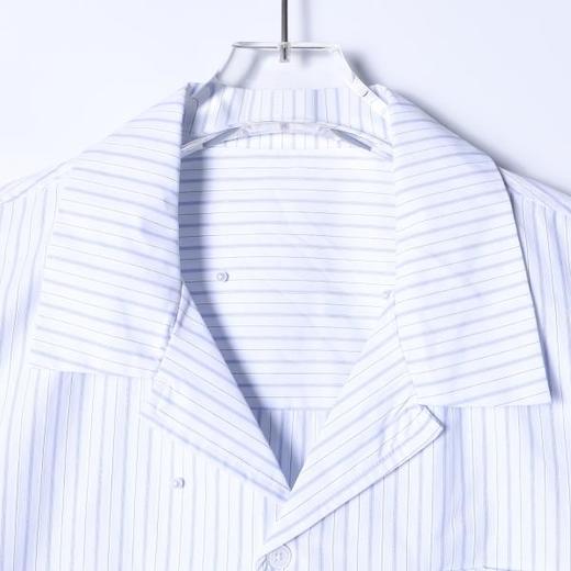 SDSA男装2026新款高贵轻奢简约细条纹长袖衬衫立体珠子装饰百搭 商品图1