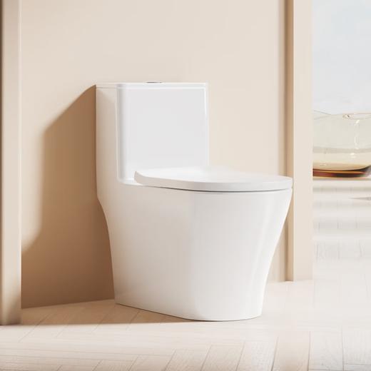 九牧（JOMOO）九牧双旋暴风脲醛盖板无棱内壁全包瓷体马桶JM11527 咨询客服备注坑距 商品图1