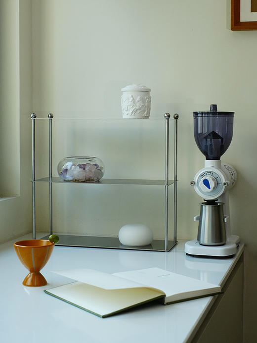 FORLEECHS桌面置物架极简不锈钢杯子收纳多层咖啡杯架香水置物架 商品图9