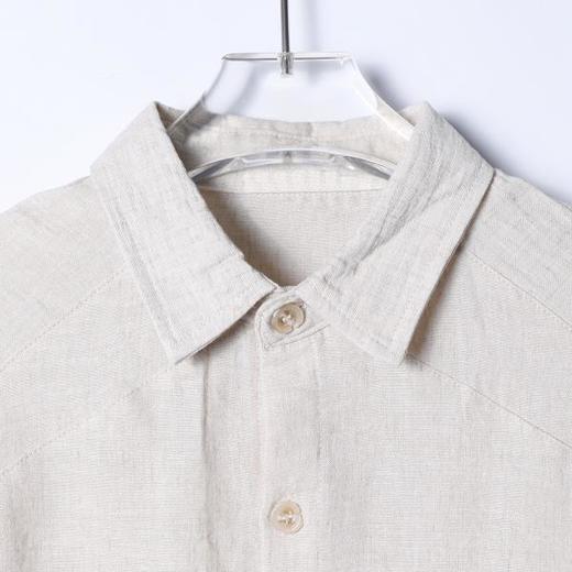 SDSA男士秋冬新款痞帅男装简约纯色亲肤翻领长袖衬衫百搭休闲衬衣 商品图1