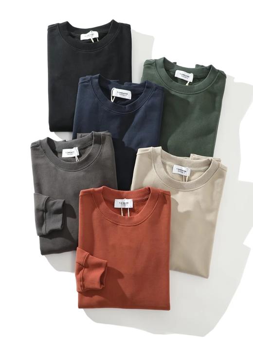 【nsn-S700】男子简约舒适内里抓绒套头卫衣！！ 商品图1