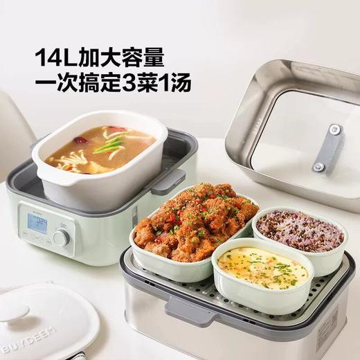 【北鼎电蒸锅集合】电蒸锅家用全不锈钢0涂层电炖锅蒸炖煮一体锅大容量多功能锅定时预约蒸汽锅 商品图14