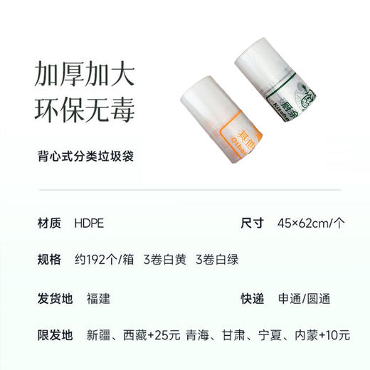 预售3天【中英版混发】【垃圾袋】全新HDPE材质定制 20kg承重，容量15L， 底部扎口八角封底设计， 拒绝漏水的垃圾袋 【节假日延迟发货】 商品图4