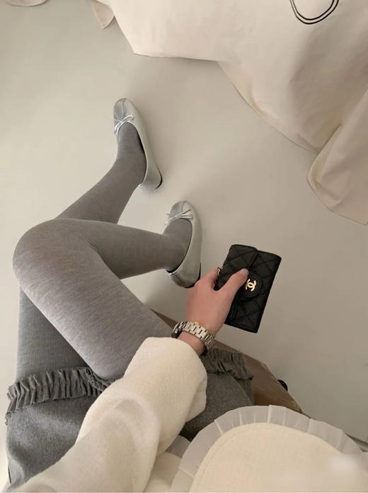 Chanel 黑金 荔枝纹牛皮 钱包 商品图2