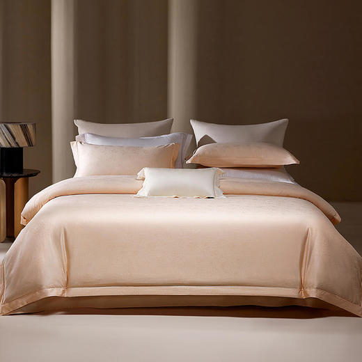 【代发】80s全棉提花四件套玫瑰印象 绎生活春夏款全棉床上用品 商品图1