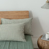 日式无印水洗棉枕套良品全棉格子枕套纯色单品单人枕头套子一对 商品缩略图3