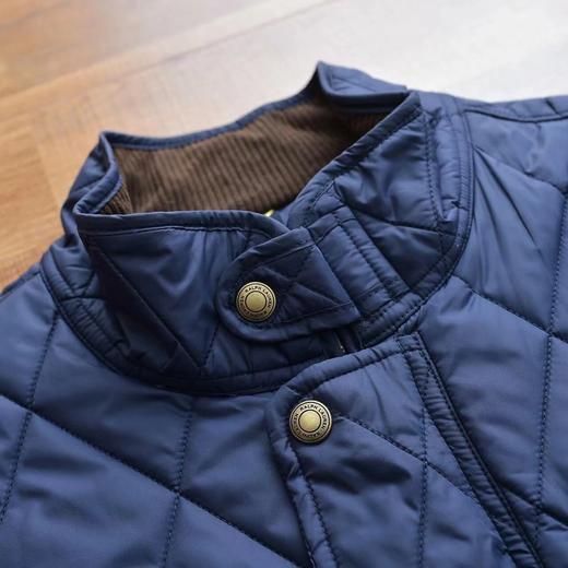 F030639轻面料秋冬男士Beaton美式复古巴恩风菱格绗棉夹克马甲 商品图6