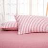 日式无印全棉针织棉枕头套良品简约条纹纯棉单人天竺棉枕套一对 商品缩略图1